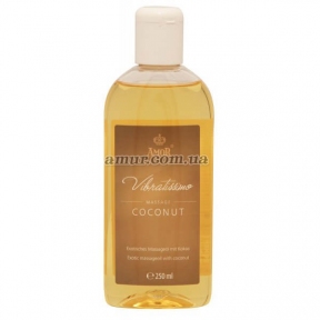 Масажна олія з ароматом кокосу «Vibratissimo Massage Coconut», 250 мл